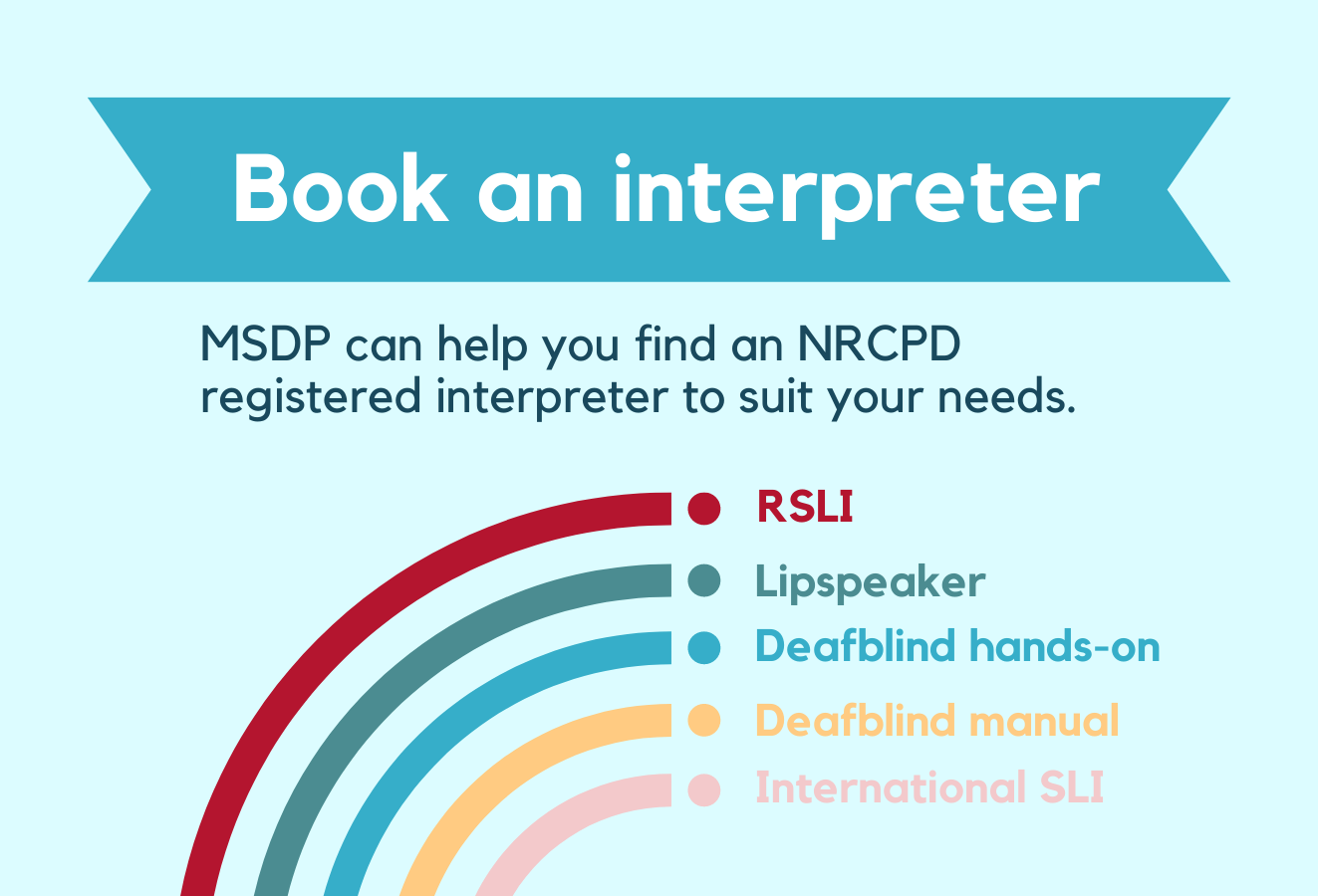 Book an interpreter